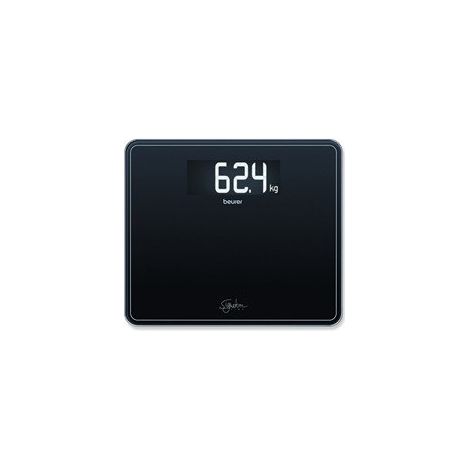 Báscula de vidrio Beurer GS410, carga máxima 200 kg, color negro (1/4)