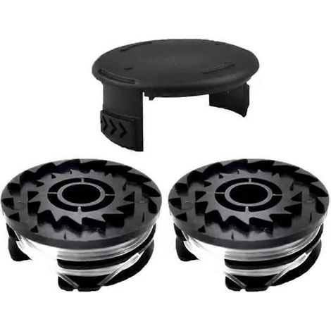 Carretel de Linha para Cortador de Grama Black Decker Gh710 Gh700 com 3 peças (1/4)