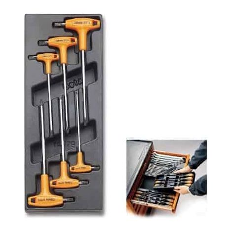 BETA Lot de 6 tournevis TORX - 2424 T55
