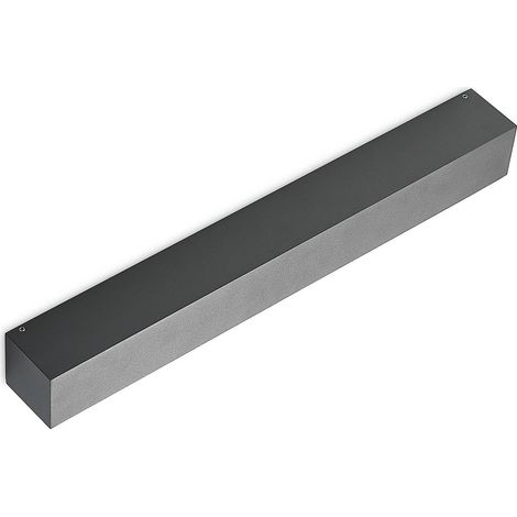 Arcchio Lámpara de pared Led exterior 'Lengo' en Negro Aluminio