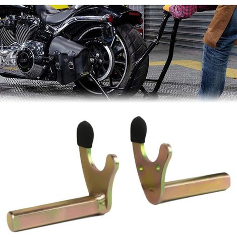 Fork Bracket for Motorcycle Stand Fork Bracket for Mounting Bracket Shoe Bracket for Oscillating Adapter Oscillating Lifting Hook for Motorcycle Jack (Square Tube in (1/5)