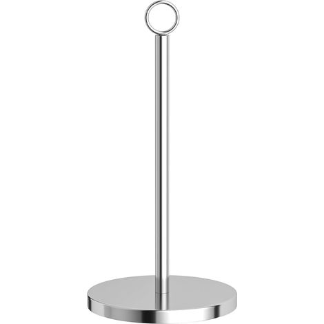 Porte-essuie-tout de cuisine argenté, pour rouleaux standards et grands, pour cuisine et salle à manger. (1/5)