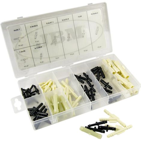 ASSORTIMENT DE RACCORDS CONNECTEURS TUYAUX - 65 PIECES (1/3)