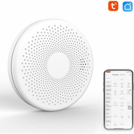 Wifi 2 in 1 Smart Kohlenmonoxid Rauchmelder Co Gas Sound Detektor Strobe Licht Alarm Funktion (1/5)