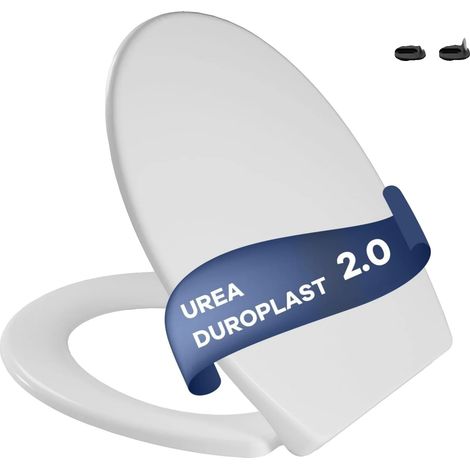 Toilettensitz, Duroplast, Soft-Close-Mechanismus, Stil 1 (1/2)