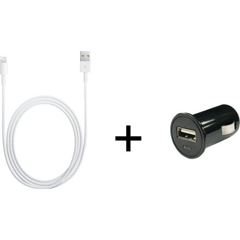 MOXIE - Kit adaptateur AC 3A + câble lightning iPhone - 934269 - Ce produit de marque MOXIE est neuf. (1/2)