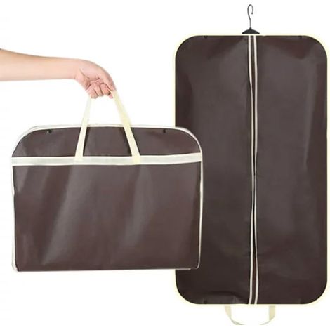 Housse de Rangement pour Vêtements pour Voyage et Stockage et Poignées - avec Fermeture Éclair pour Costumes,Manteaux - Protection contre la Poussière (1/5)