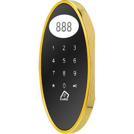 Serrure électronique numérique sans clé à clavier tactile et mot de passe RFID pour armoire de sauna (1/5)