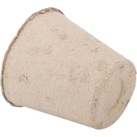 Biologisch abbaubare Pflanztöpfe aus Zellstoff – 50 umweltfreundliche 8x8cm-Gartentöpfe für Setzlinge und Pflanzen
