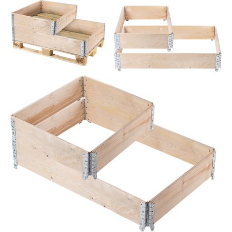 KADAX Erweiterung Palette 60x80cm + Bett Set Container Palette 120x80cm (1/5)