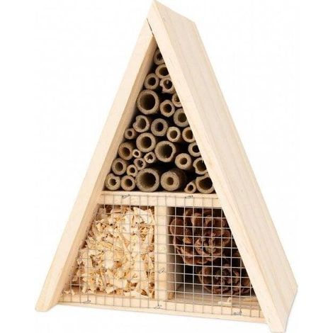 Trixie Hôtel à insectes naturel 17x12x21 cm robuste