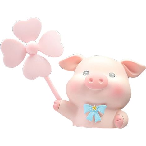 Diffuseur de Parfum Voiture Porc Clip Ventilation Désodorisant Auto Aromathérapie Accessoire Cadeau (1/5)