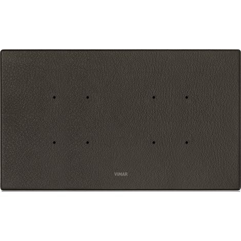 VIMAR - 21667.22 Placa 5MBS (2+en blanco+2) tabaco