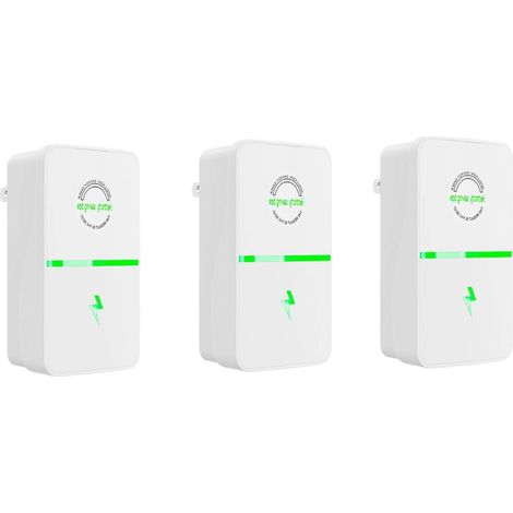 Boîte D'économie D'énergie Domestique, 3 Pièces, économie D'énergie pour l'électricité, Le marché Domestique et Le Bureau (Prise UE) (1/5)