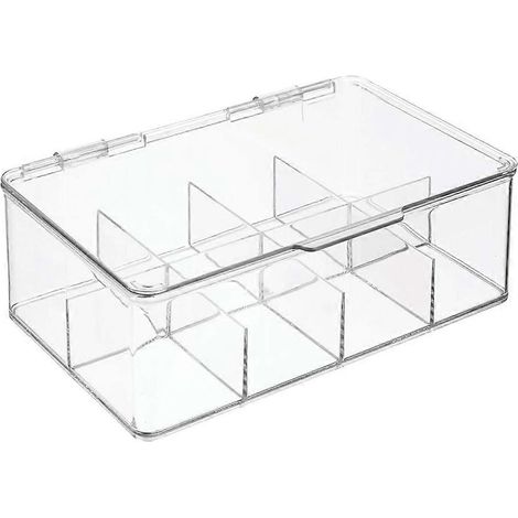 Teebeutel-Aufbewahrungsbox, multifunktionale Büroaufbewahrungsbox, unterteilte Kaffeebeutel-Aufbewahrungsbox (1/5)