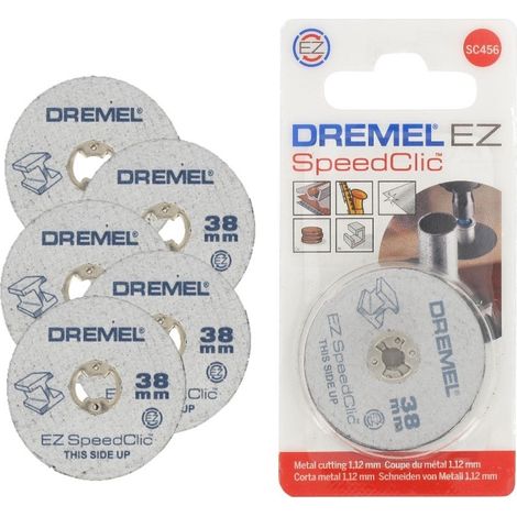 DREMEL SC456 (2615S456JC) (pkt of 5) SpeedClic metal cut wheel