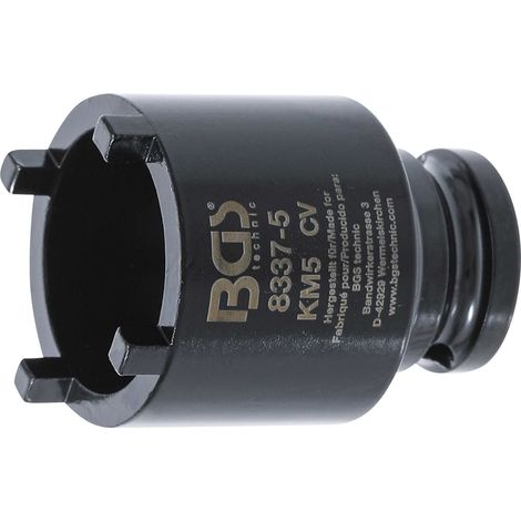 Bgs Technic – Clé à écrous à encoches tenon extérieur 12,5mm – Acier chrome-vanadium – DIN 981 – 83375