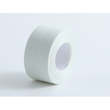 (2 pièces Blanc)Plinthe souple - Bande d\'extrémité pour cuisine et salle de bain 22 mm 3,2 m, joint auto-adhésif, bande pliante flexible, joint d\'étanchéité (1/5)