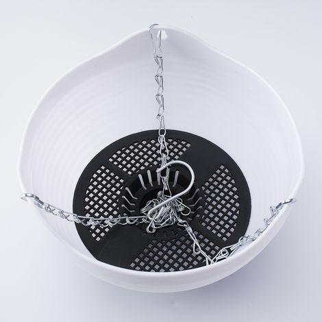 Hängender Topf für Grünlilie, mit Aufhängehaken, ideal für den Anbau von Zimmerpflanzen (Größe M/L).