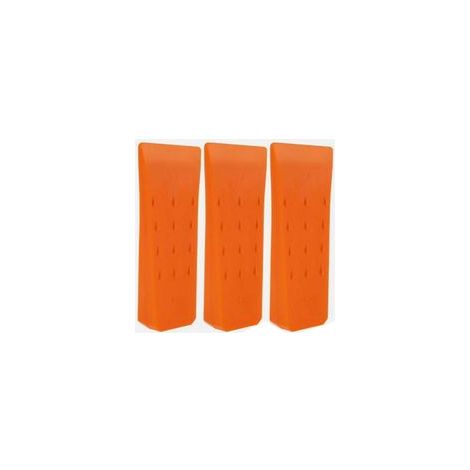 Lntyq 6" Fällkeil für Kettensäge mit Spikes für sicheres Fällen, ABS-Spaltkeile für Gartenarbeiten, robust und langlebig, Forstzubehör (3-teilig) (1/5)