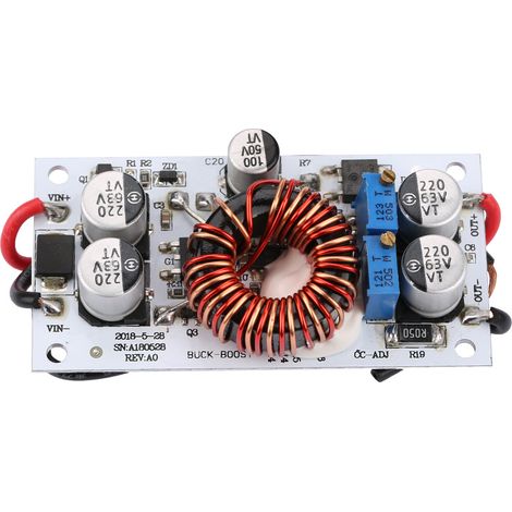 Module d'alimentation DC-DC automatique buck-boost avec tension et courant réglables. (1/5)