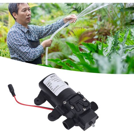 Selbstansaugende Wasserpumpe, Sprühpumpe, 72 W, 12 V, ABS, für Autos, Wohnmobile, Boote, Gartenbewässerung (1/5)