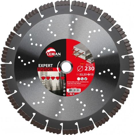 DISQUE DIAMANT SEGMENTS BETON ARME - GRANIT 400X25 - 740405 - LEMAN