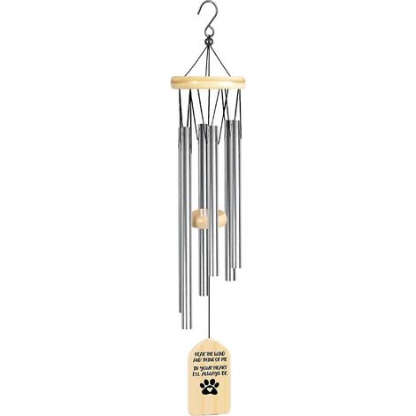 Carillons éoliens personnalisés pour animaux de compagnie, carillon commémoratif personnalisé pour animaux de compagnie disparus, cadeau de deuil, cadeau de sympathie (1/5)