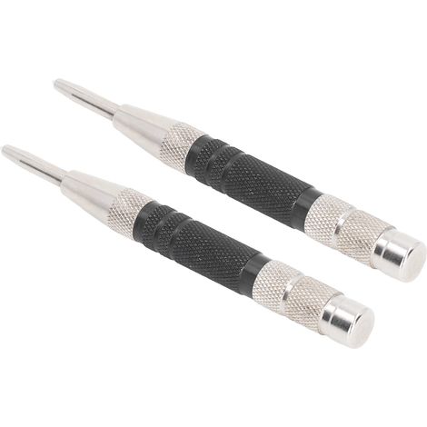 Lot de 2 Poinçons Automatiques 6 Pouces, Pointeau à Ressort en Acier Rapide, Perçage de Précision pour Maintenance et Installation (1/5)