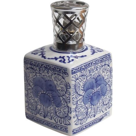 Lampe à parfum sans recharge encrier bleu – Décoration intérieure – Émission de parfum durable – Pour espaces de vie et bureaux (1/2)