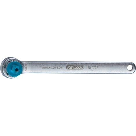 Bremsen-Entlüftungsschlüssel, extra kurz, 8 mm, blau (1/3)
