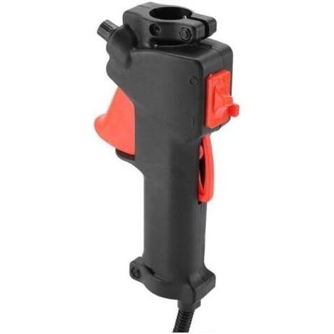 Lntyq – Poignée d'accélérateur pour débroussailleuse – Câble 1,14 m – Tube 26 mm – Installation facile – Compatible débroussailleuse à essence (1/4)