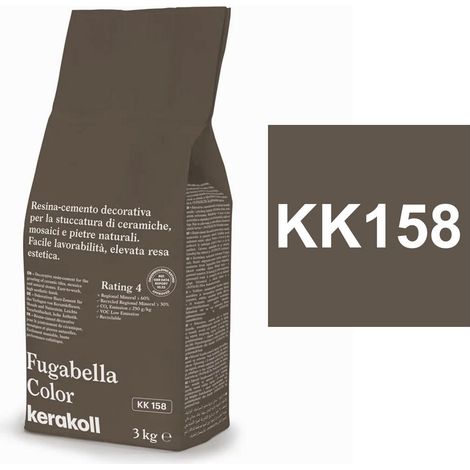 Kerakoll FUGABELLA COLOR KK158 resina stucco piastrelle mosaici marmi 3 KG