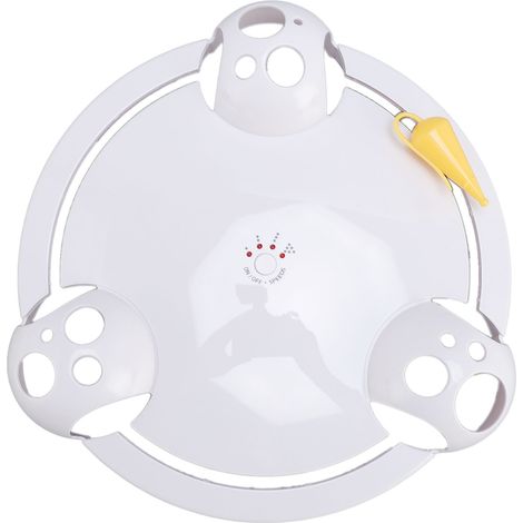 Jouet interactif pour chat - Souris électronique sur plateau rotatif 360° à 4 vitesses, ABS durable 32cm, exercice ludique (1/5)