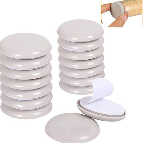 Patins autocollants pour meubles 25 mm - 20 pièces beige (1/5)