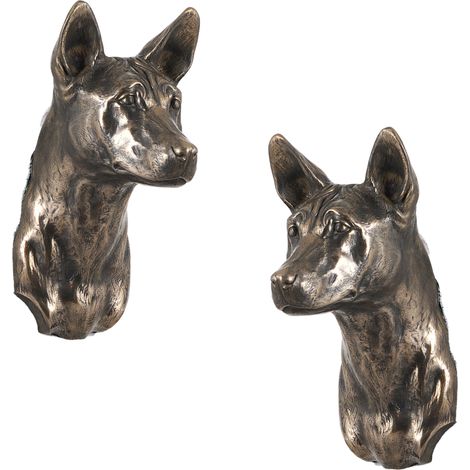Basenji, Basenji, Cane del Congo - una statuetta di cane, un busto da appendere, una decorazione unica per un amante dei cani di Art-Dog (1/5)