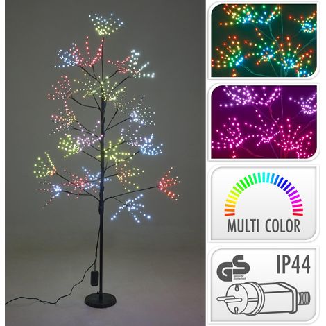 Albero luminoso fireworks 180 cm con 960 LED RGB PERAGA CHRISTMAS