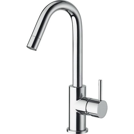 Mitigeur Triverde pour lavabo bec haut mobile chromé + Vidage - CRISTINA ONDYNA PM22651 (1/2)
