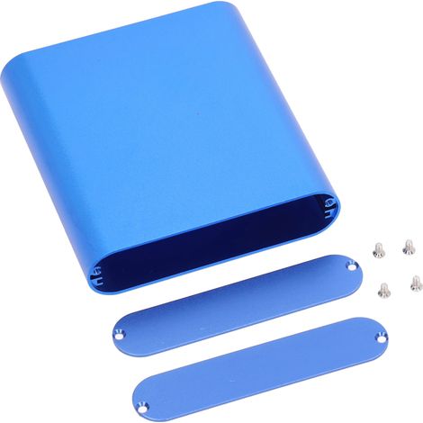 Boîtier de projet électronique DIY en alliage d'aluminium, boîte de jonction intégrée à dissipation thermique, pour montage électrique. (1/5)