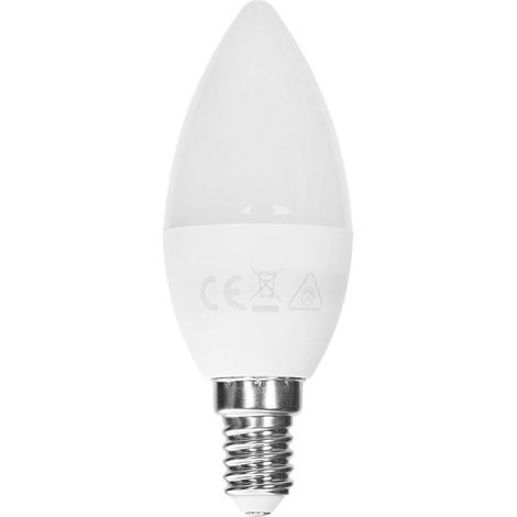 Lampadina Led E14 C37 a oliva 6W RGB + Bianco caldo 3000K con telecomando Aigostar (1/5)