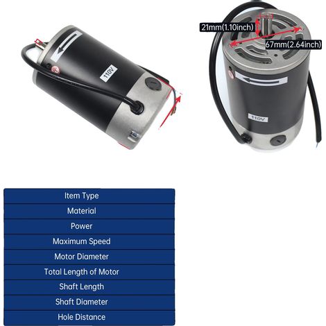 Moteur de Mini Tour, Compatibilité Polyvalente, Performance Fiable, moteur de 550W, 220V (1/2)