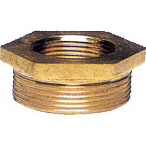 Accessorio in ottone riduzione esagonale da 1/2 a 3/8 A-310