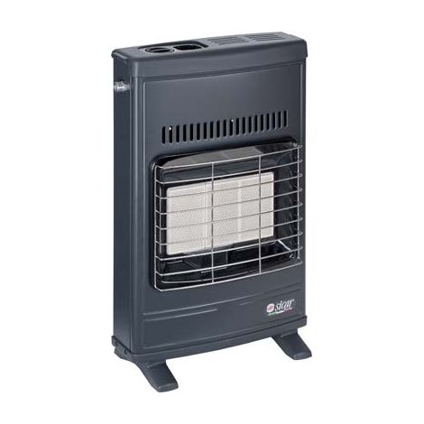 STUFA GAS METANO INFRAROSSI A PARETE ECO 40 SICAR  GRIGIO WATT 4200 CM 43X15 H.CM 64