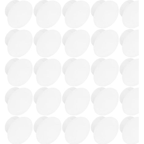 Lot de 100 cache-vis ronds en plastique meubles décoratifs durables (1/5)