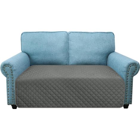 Waterproof 2-seater sofa cover, non-slip, washable, for children, pets, dogs and cats - Four seasons - Universal (2-seater, grey) (1/5)