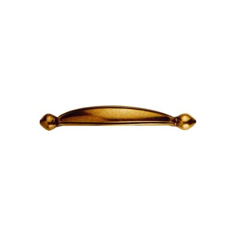 MANIGLIE PER MOBILI FISSE MOD.15114 IN ZAMA ANTICATA- - mm. 99x14h. - interfori mm.64 - 5 pezzi METALSTYLE
