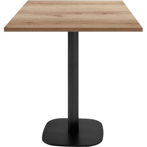 Table 70 x 70 cm - modèle Round snack chêne delano