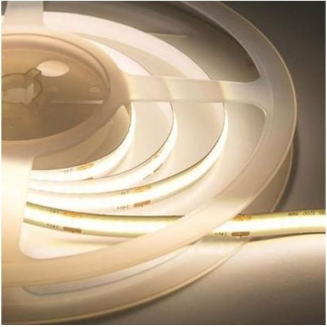 Silamp – 5 m 24 V IP20 COB-LED-Streifen, 280 LEDs/m – Warmweiß 2300 K – 5400 Lumen – Dimmbar für Innenbeleuchtung (1/4)