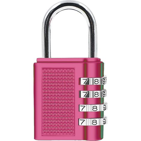 Cadenas À Code Numérique - Corps En Alliage De Zinc - Câble Flexible Pour Valises Et Sacs De Sport - 1 Pièce (1/5)