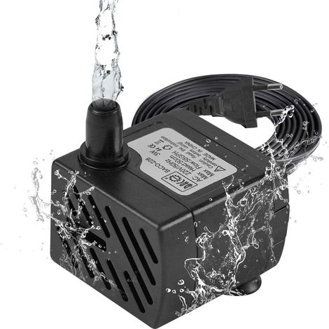 1 Pompe Aquarium, 3W, Débit 220L/H, Silencieuse, Pour Fontaine Et Bassin (1/5)